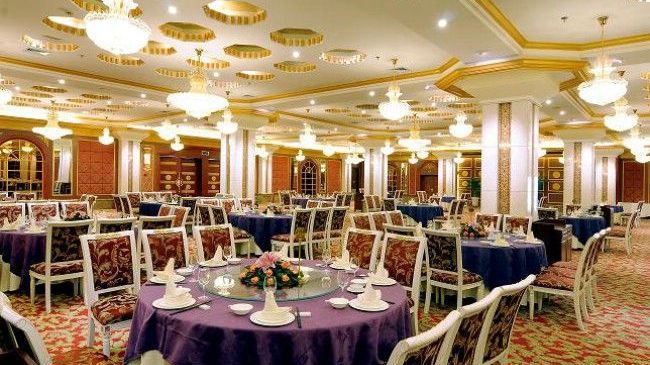 Deyang Pacific International Hotel מסעדה תמונה
